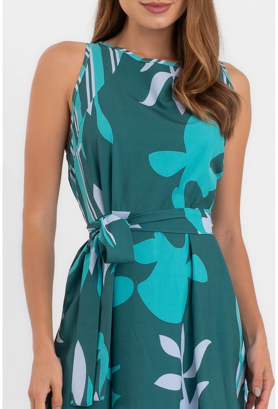 DRP250890410005SKIRTSGREEN -3-